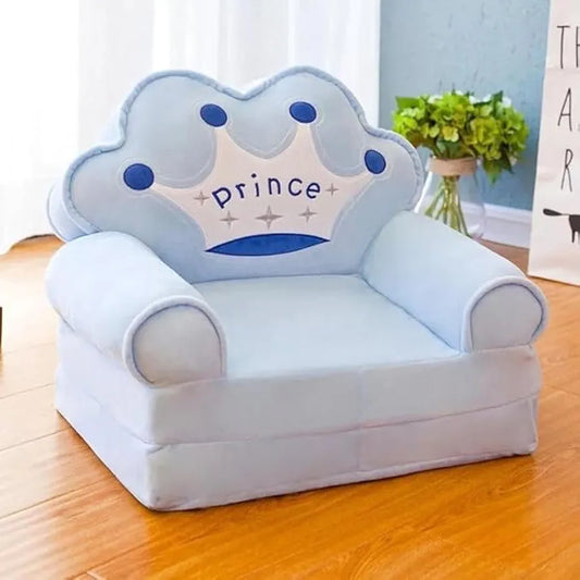 MAHIKA Fiber Foldable Cartoon Baby's Sofa Cum Bed Small Sofa Chair for Kids Specially Room Decoration Gift Purpose 