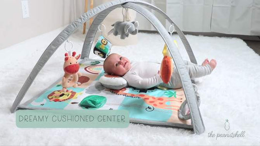 The Peanutshell Safari 123, 7-in-1 Activity Gym & Play Mat for Baby