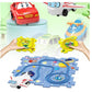 DIY Assembling Puzzle Track Car Play Set for Kids (Random Design)
