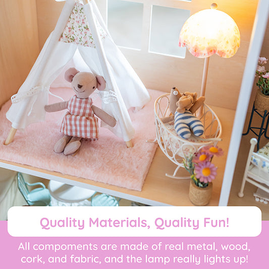 Whiskerwood Hollow Deluxe Wooden Dollhouse